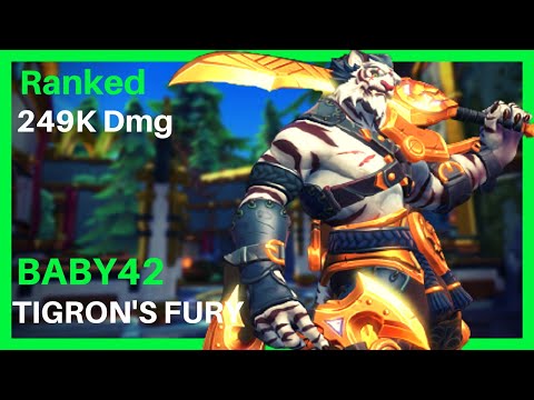 Tiberius Paladins Ranked pro gameplay 249K+ Dmg Paladins Ranked Gameplay Paladins Ranked Competitive