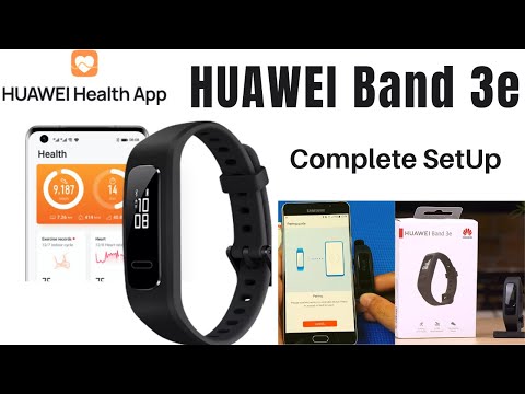 HUAWEI Band 3e | Setup | How to Turn Off and Turn On | Bluetooth Connecting | Huawei Health App