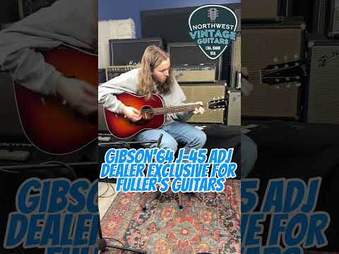*Video* Gibson '64 J-45 ADJ Dealer Exclusive for Fuller's Guitars Cherry Sunburst - 2000 image 26