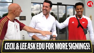 Cecil & Lee Cheekily Ask Edu For More Signings! (Exclusive)