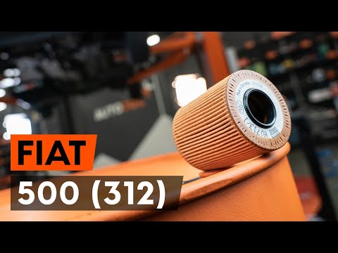 How to change oil filter and engine oil on FIAT 500 (312) [TUTORIAL AUTODOC]