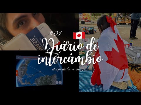DIÁRIO DE INTERCÂMBIO #1 | Despedida + Aeroporto 🇨🇦✈️