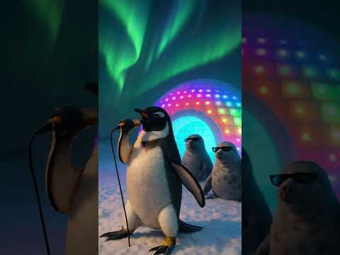 Penguin Mercury Rocks the Igloo Stage 🎤