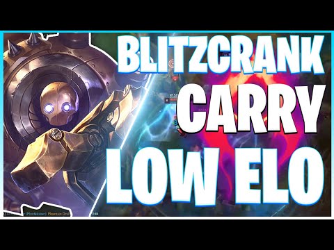 CRAZY FULL AP BLITZCRANK CARRY IN LOW ELO! - League of Legends