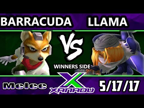 S@X 202 Barracuda (Fox) Vs. Llama (Sheik) -  Smash Melee Tournament - SSBM