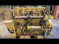 Locked Up 565 HP Caterpillar 3406E Industrial Diesel Engine Tear Down