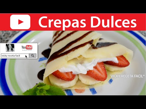 SWEET CREPES | #VickyEasyRecipe