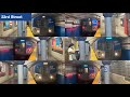 PATH Train Yellow And Blue Line Action At 23rd Street 6th Avenue