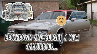 We install Edelbrock Carburetor on a Caprice Classic...