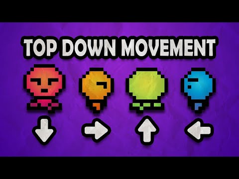 TOP DOWN MOVEMENT 2D IN UNITY  | Top Down Movement Animations | Unity Tutorial