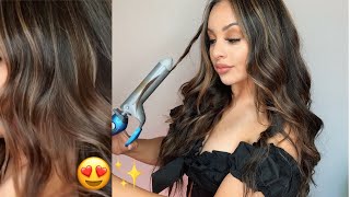Wavy hair tutorial using Babyliss Pro 1 1/4 curling iron!