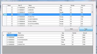 C# Copy Selected Rows in One Datagridview to another gridview