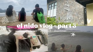 EL NIDO 📍- ☀️ day 3 + new hotel + surfing without boards! 🏖️part 3 (travel vlog) | audrey a