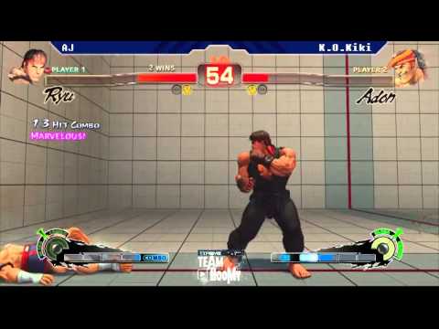 RTC2 SSF4 AE 2012 Tournament Ayjayirl Ryu vs Kiki Adon