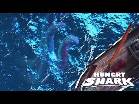 KRAKEN ALL TRAILER MOVIE SHORTS COMPILATION THROUGH THE YEARS - Hungry Shark Evolution