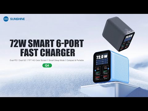 Sạc báo dòng Relife Q4 hỗ trợ sạc nhanh công suất 72W (Xanh Dương)