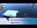 Deze robothaai vreet de Zaanse grachten schoon