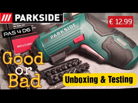 Parkside  screwdriver PAS 4 D6 - 4v LI-ON
