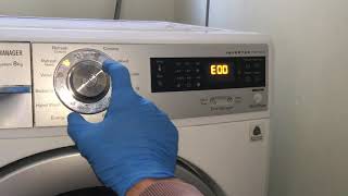 Electrolux Washing Machine Diagnostics Menu Time Manager - EWF12832 - EWF14822 - EWF14922