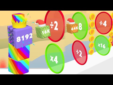 🥳 Happy Cubes 2048 (9999B) 🆚 spill it (happy glass) Gameplay walkthrough part #26