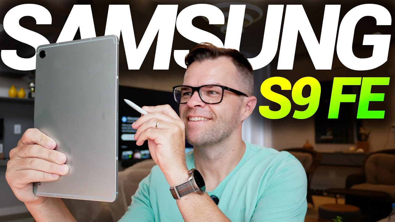 Miniatura da avaliação em vídeo de Tablet Samsung Galaxy Tab S9 11 Polegadas 256GB Wi-Fi