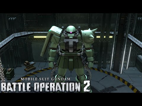 Mobile Suit Gundam Battle Operation 2 - Zaku II F2 (LV1) ALL MOVES