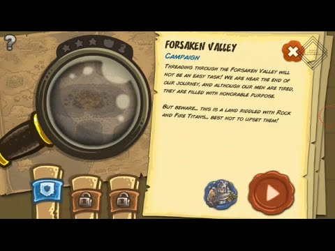 Kingdom Rush - Forsaken Valley (Level 11) Campaign Hard/Veteran Difficulty Walkthrough