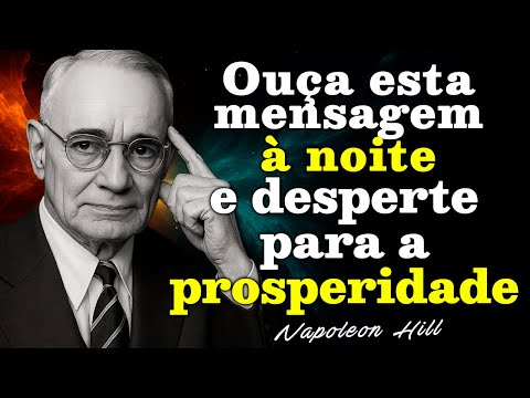 1 NOITE Ouvindo Esta Mensagem e Desperte Sua Consciência para a PROSPERIDADE | Napoleon Hill