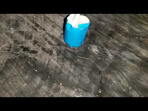 Blue crackling strobe and a question