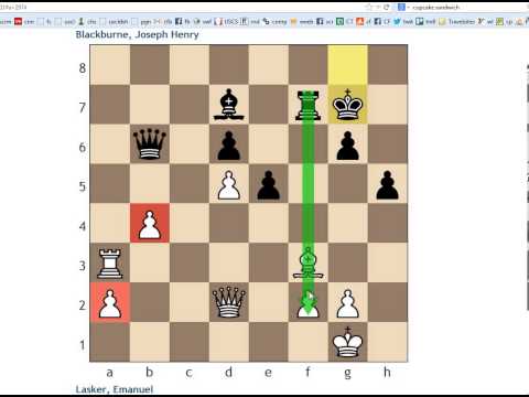 Key Moments in Chess History #122: Nuremberg 1896 - Lasker v Blackburne