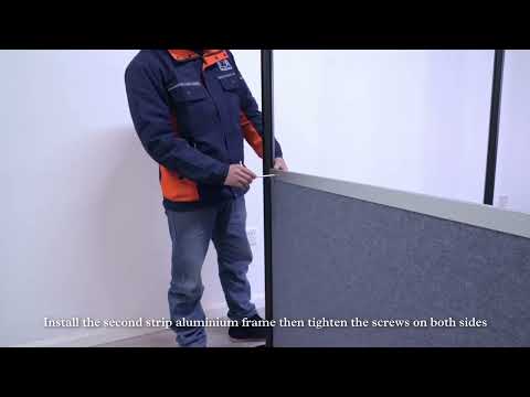 MODULAR WALL SYSTEM INSTALLATION