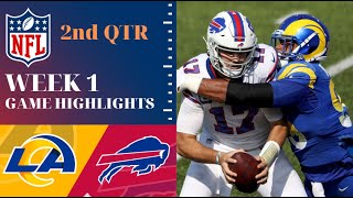 Buffalo Bills vs Los Angeles Rams Full Highlights 2nd Qtr | NFL Season 2022 Week 1 opener