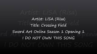 LiSA - Crossing Field Romaji Lyrics
