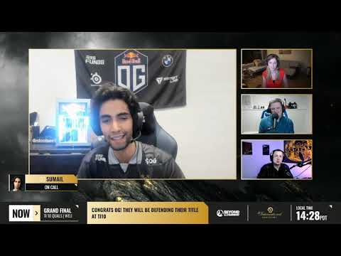 OG.Sumail interview - TI10 Qualifiers " WINNER "