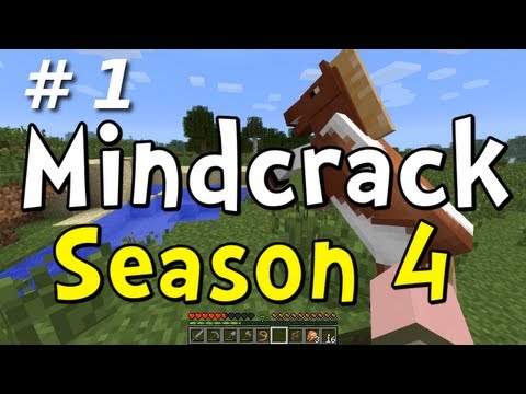 paulsoaresjr - Mindcrack S4E1 "New (dubious) Beginnings" (Minecraft Survival Multiplayer)