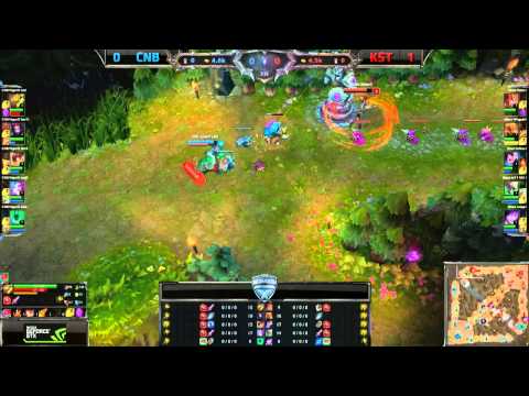 CBLoL Brazilian League 2014 W2D1: Keyd Stars vs CNB e-Sports G2 (07.05.2014)
