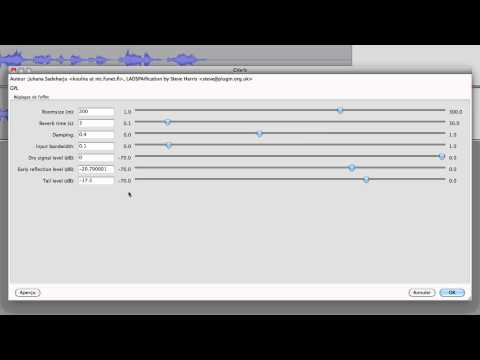 comment regler le gverb sur audacity