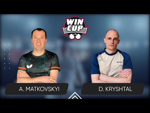 14:00 Andrii Matkovskyi - Dmytro Kryshtal 08.10.2024 WINCUP Advanced. TABLE 1