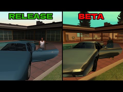 GTA San Andreas - Beta vs Release Map Comparison!