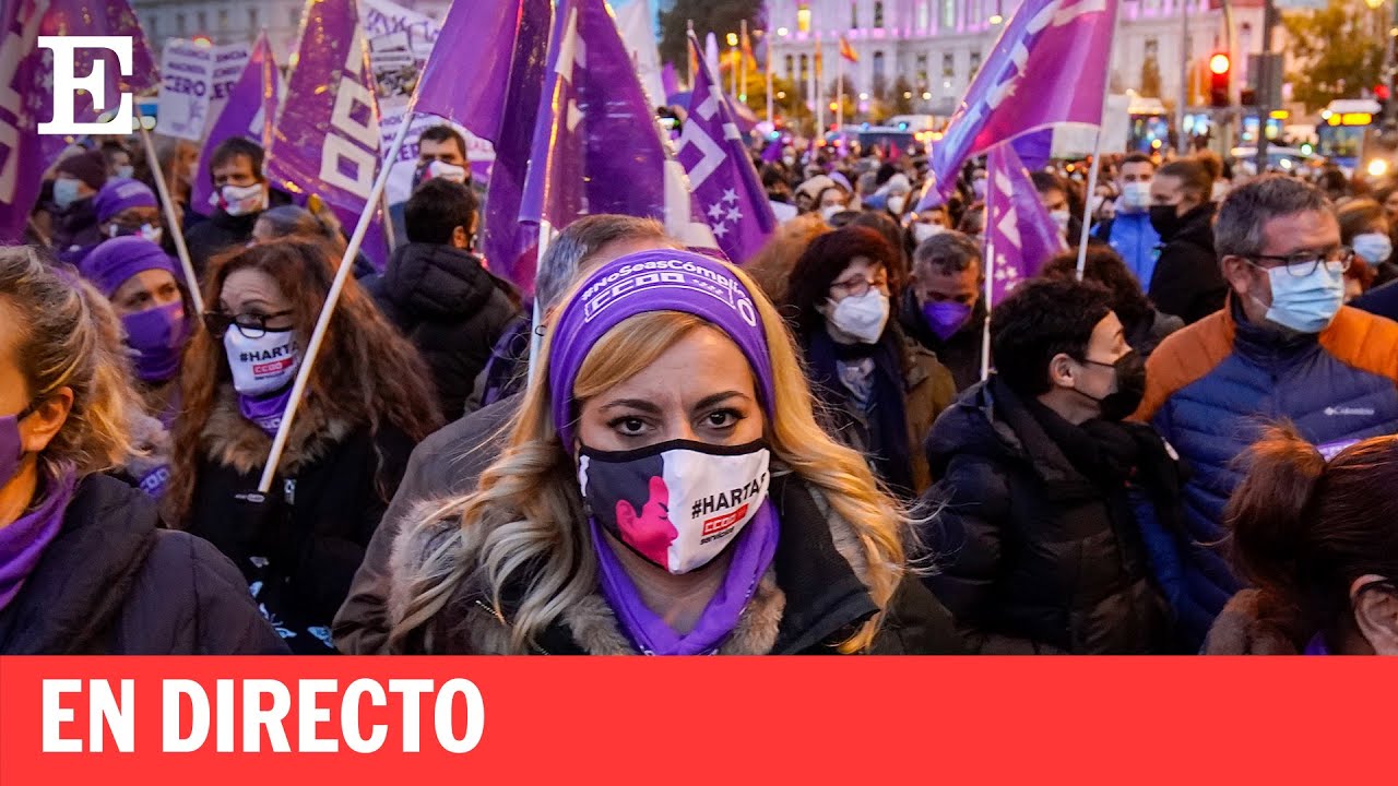 Directo | por el Día Contra la Violencia de Género en Madrid | EL PAÍS