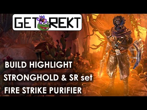 [HC] Grim Dawn Build Guide - Fire Strike Stronghold & SR set Purifier