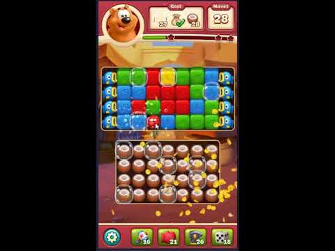 Toon Blast Level 1736 - NO BOOSTERS 🐻🐺🐱 | SKILLGAMING ✔️