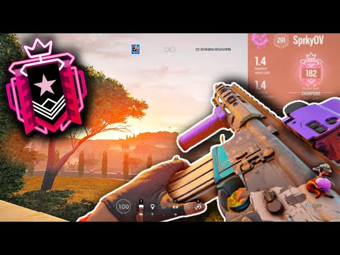 MAKING CRAZY PLAYS/CLUTCHES IN *CHAMPION* ELO + Settings For PS4/XBOX/PS5- Rainbow Six Siege