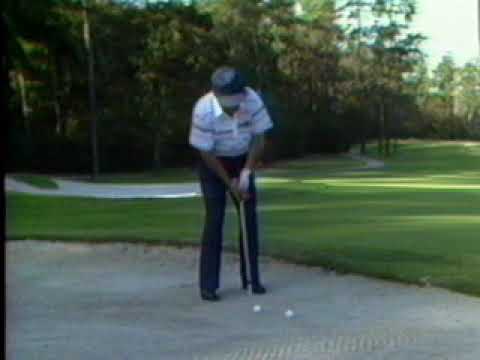 2 Minute Golf Lesson: Chipping Out of a Sand Trap - Lee Trevino