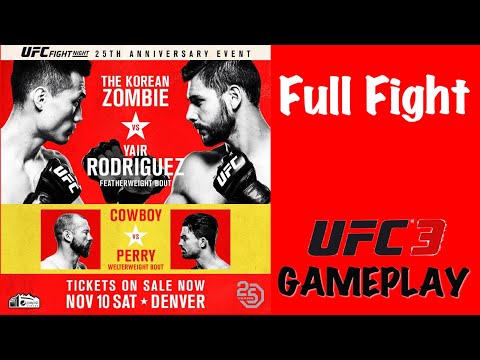 UFC Fight Night Cerrone vs Perry Full Fight on UFC 3