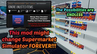 Supermarket Simulator Ignore Unlisted Items Mod Showcase
