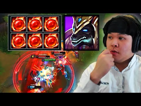 6 Kindlegem Nasus is actually a 1v9 raid boss build (14 MINUTES FULL BUILD)