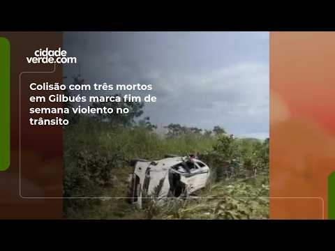 Colisão com três mortos em Gilbués marca fim de semana violento no trânsito