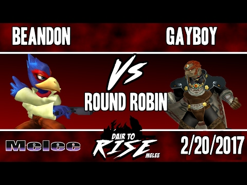 DtR 4 Melee Singles - Beandon (Falco) vs. Gayboy The Great (Ganondorf) - Round Robin Singles