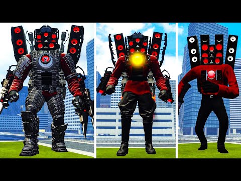 EVOLUTION OF NEW ARMORED TITAN SPEAKER MAN!   Skibidi Toilet In Garry's Mod